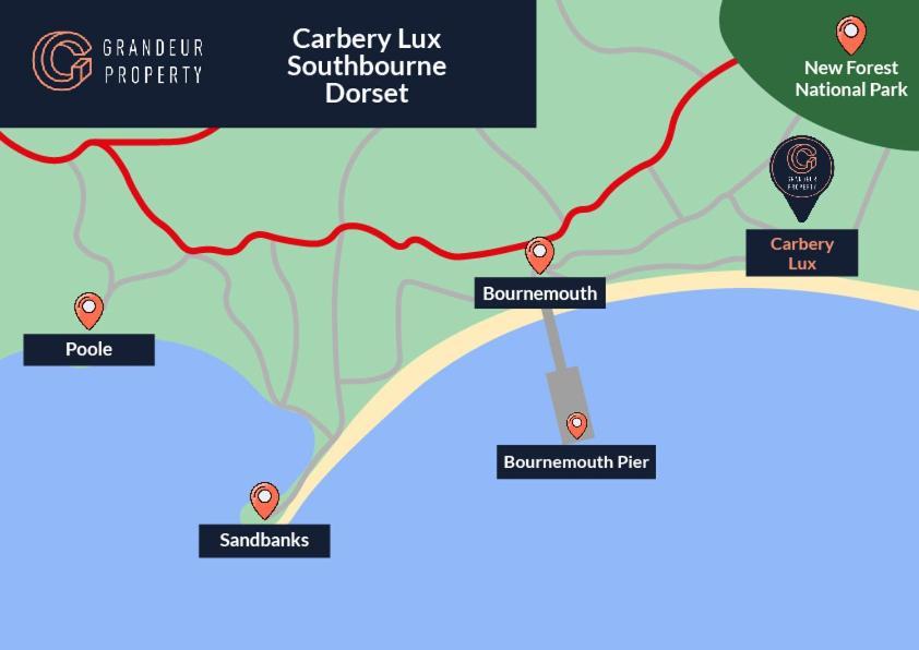 Carbery Lux By Grandeur Property Bournemouth Exterior foto